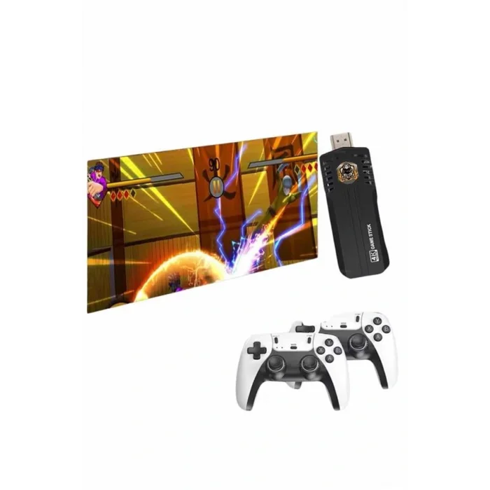 4k Kablosuz Çift Kol Retro Oyunlar 20000 Oyunlu Atari