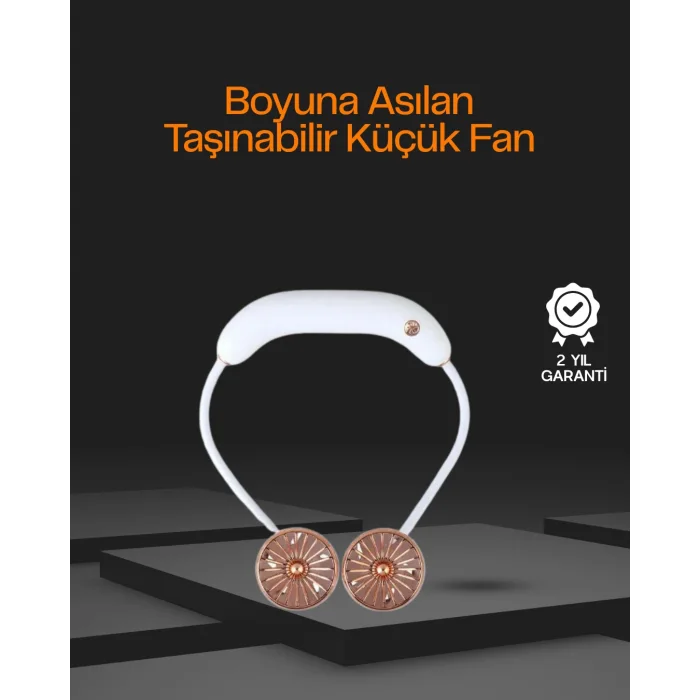 5 Kanatlı Sessiz Mini Fan 3 Vitesli Katlanabilir Asılabilir