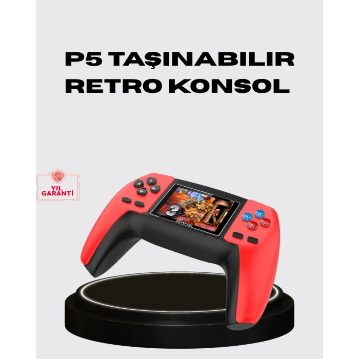 520 Oyunlu Retro Gamepad – Nostaljik Eğlenceyi Her Yere Taşı