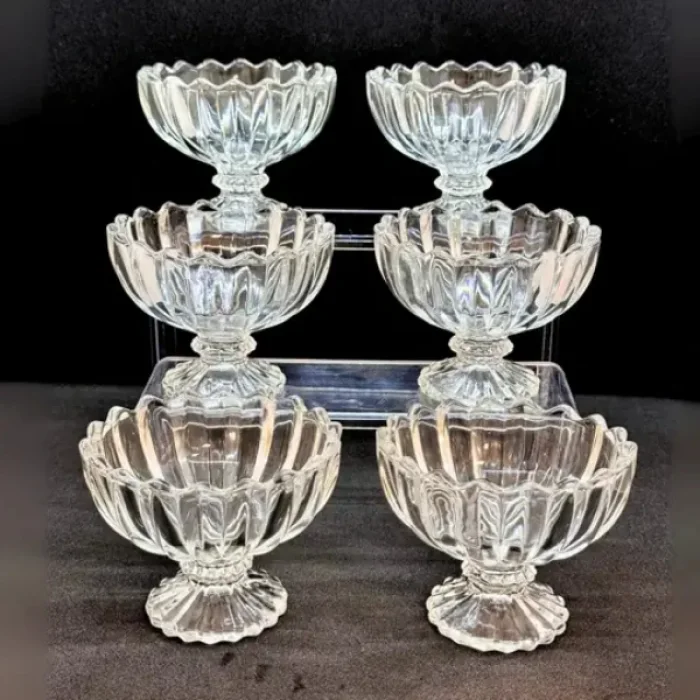 6lı Kristal Çerezlik Seti