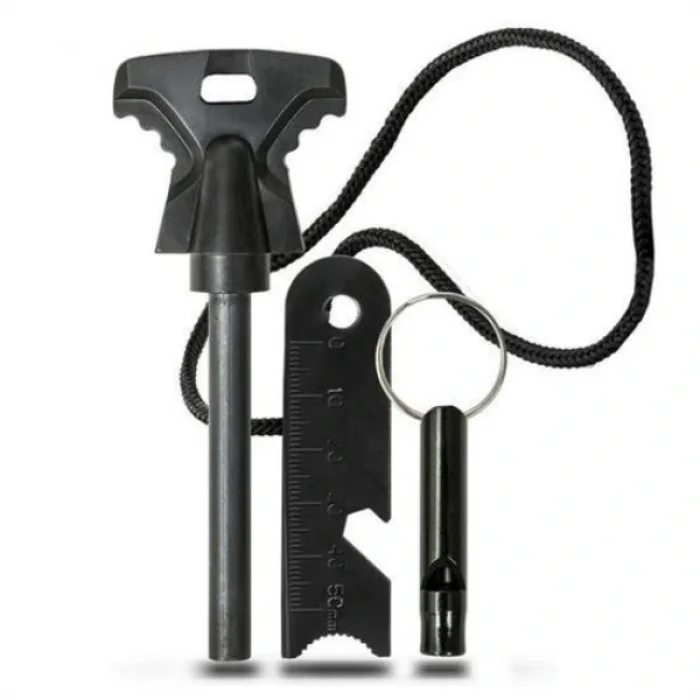 Acil Durum Magnezyum Çakmaktaşı Hayatta Kalma Kiti