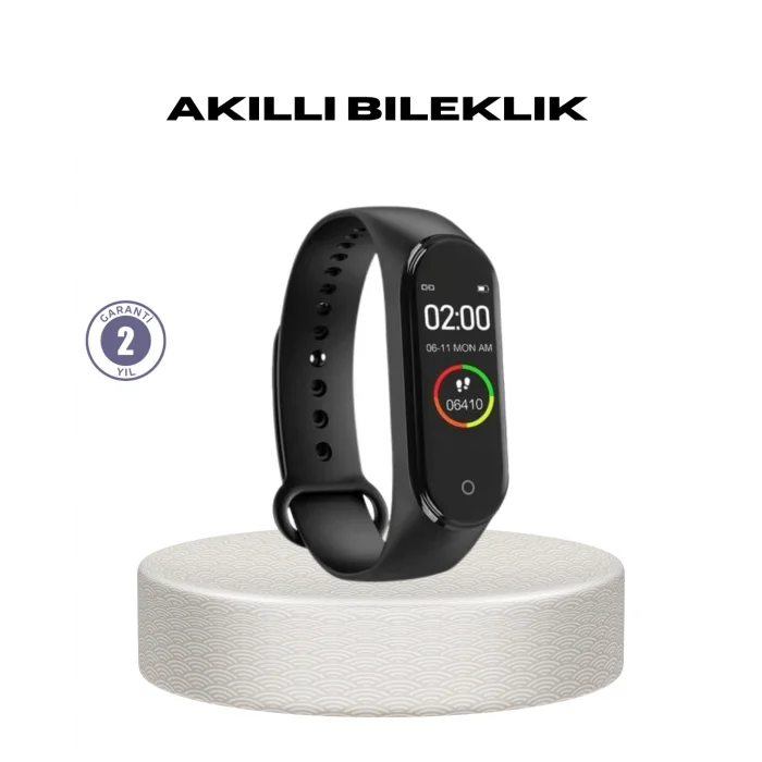 Akıllı Bileklik 0.96 İnç Ekran Kalp Atışlı Kan Basınçlı IP67 Suya Dayanıklı