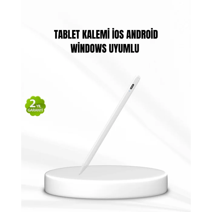 Akıllı Dokunmatik Kalem – Type-C Şarjlı, Manyetik, Apple Pencil Alternatifi Stylus Pen