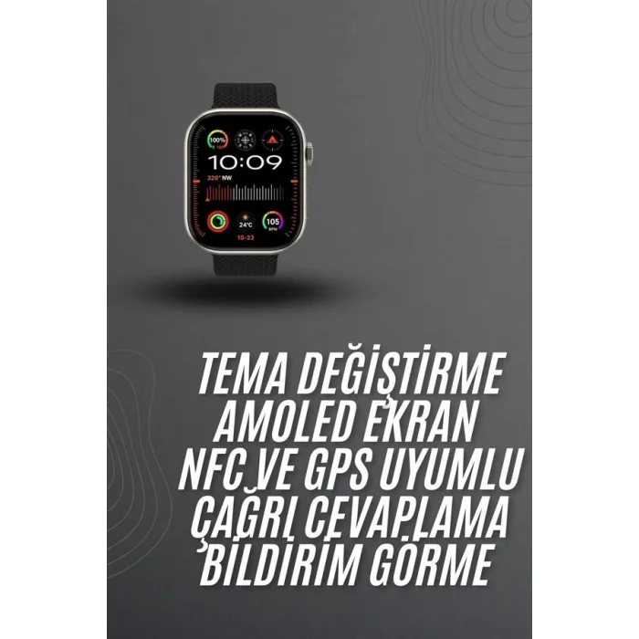 Akıllı saat 2.02 inch Nabız Ölçer Arama Konuşma Müzik Dinleme