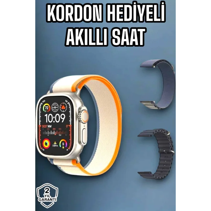 Akıllı Saat Android ve İOS Uyumlu NFC Ve GPS Özelliği Arama Cevaplayan