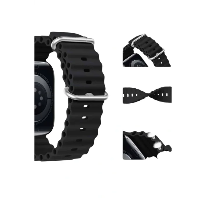 Akıllı Saat Bluetooth Bağlantılı NFC ve GPS Uyumlu Nabız Ölçer Sesli Görüşme