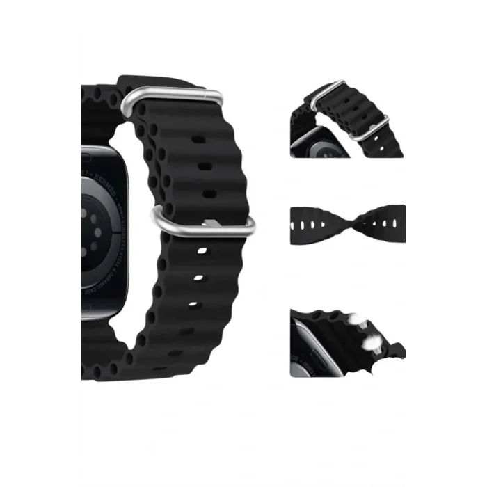 Akıllı Saat Bluetooth Bağlantılı NFC ve GPS Uyumlu Nabız Ölçer Sesli Görüşme