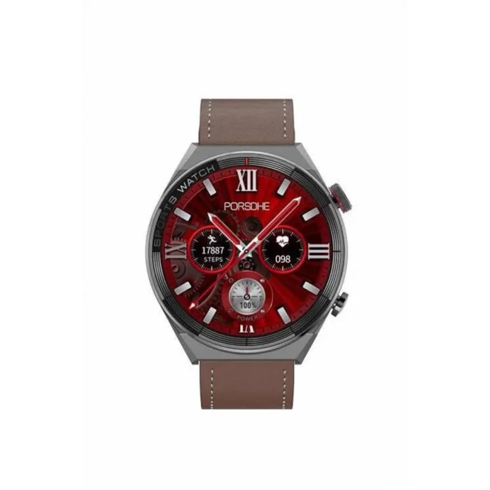 Akıllı Saat Çelik Kordon Çağrı Cevaplama Amoled Ekran Titreşimli Uyku ve Sağlık Takibi