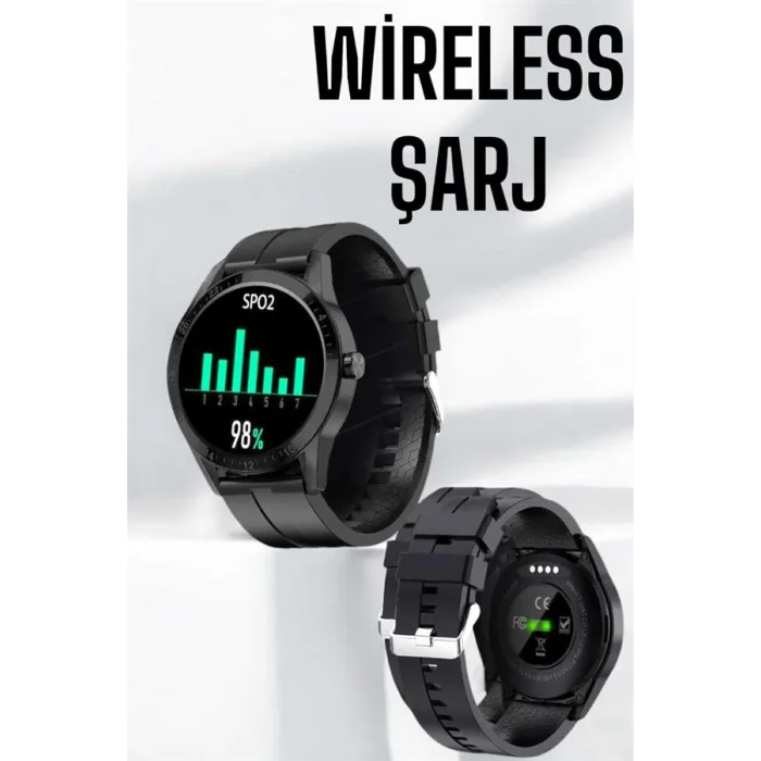 Akıllı Saat Çok Fonksiyonlu Sesli Görüşme NFC Uyumlu Amoled Ekran