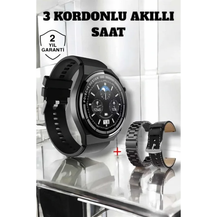 Akıllı Saat Uyku Ve Sağlık Takibi Bildirim Görme Arama Cevaplama