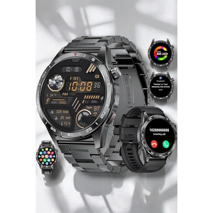 Akıllı Saat Uyku Ve Sağlık Takibi Bildirim Görme Arama Cevaplama