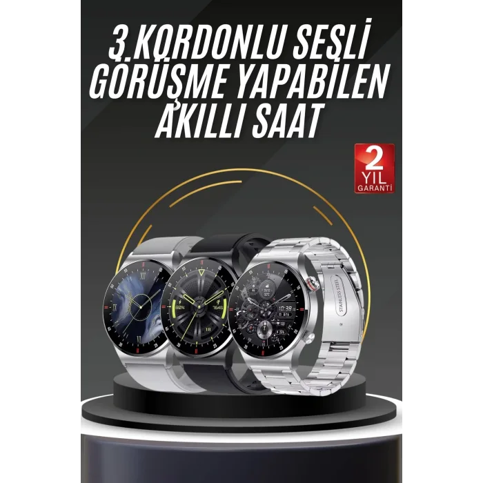 Akıllı Saat Uyku ve Sağlık Takibi NFC Uyumlu Bluetoooth Bağlantılı Android İOS Uyumlu