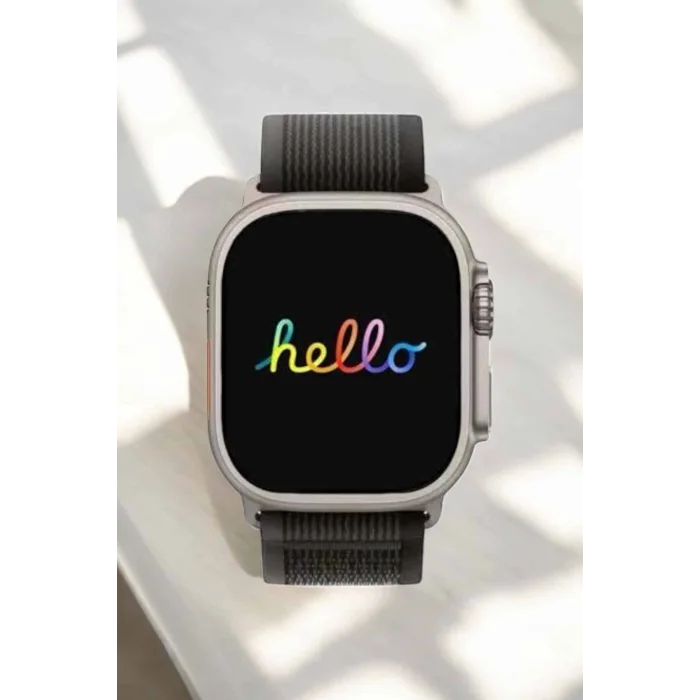 Akıllı Saat Yeni Nesil Sesli Asistan Uyku ve Sağlık Takibi Adımsayar