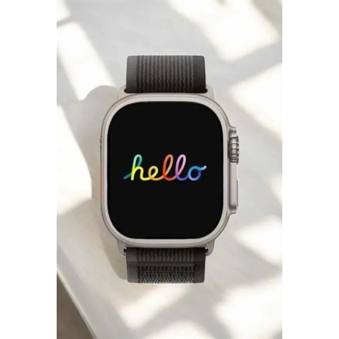 Akıllı Saat Yeni Nesil Sesli Asistan Uyku ve Sağlık Takibi Adımsayar