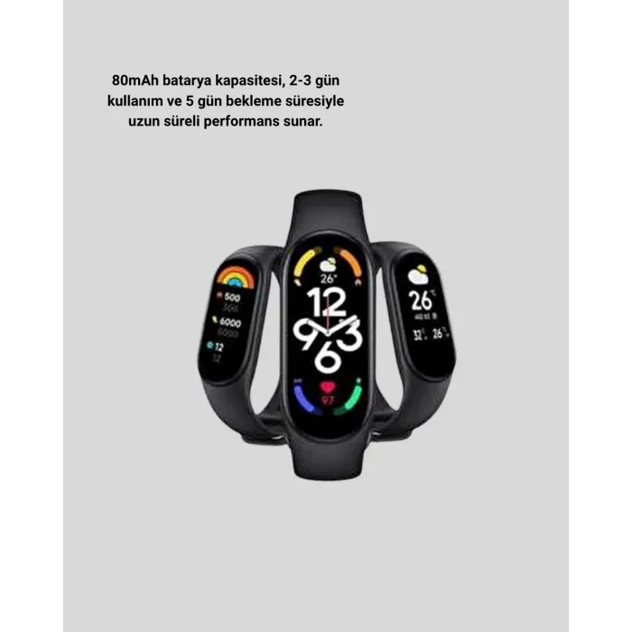 Akıllı Spor Bilekliği – Kalp Atış, Kan Basıncı, Uyku Takip ve Bildirim Özellikli