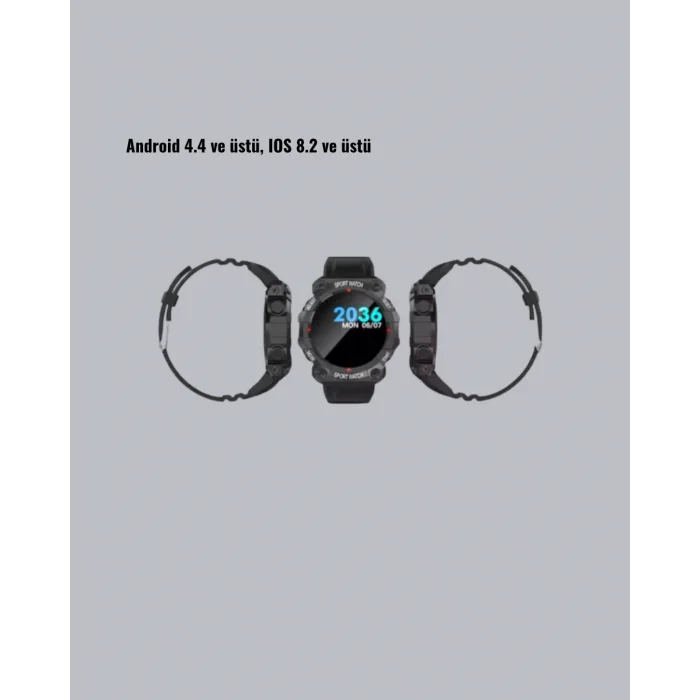 Akıllı Spor Saat – Nabız Ölçer, Adım Sayar ve Kalori Takipli