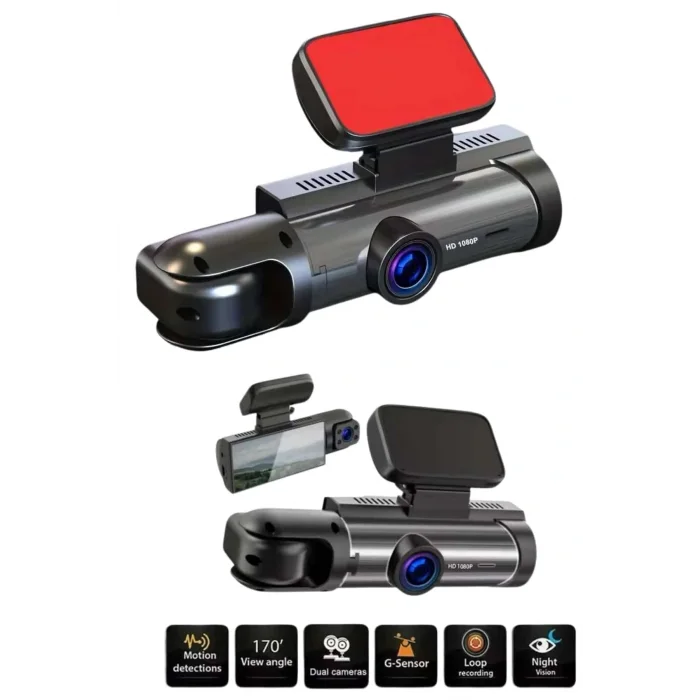 Araç Kamerası Dönebilen HD Kaliteli Video ve Fotoğraf Kaydedici