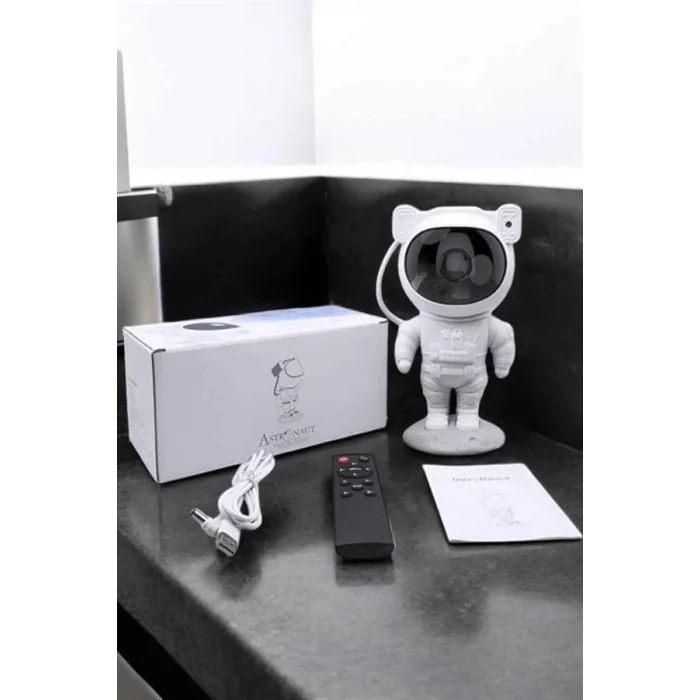 Astronot Görünümlü Projeksiyon Speaker Taşınabilir