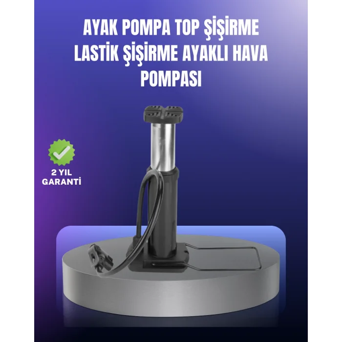Ayak Pompası Otomobil Motosiklet Bisiklet Lastik Şişirme
