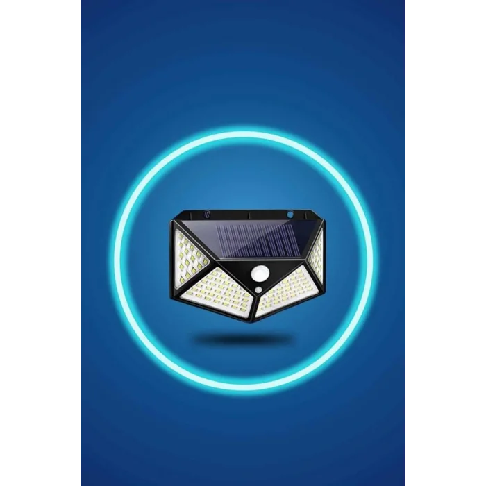 Bahçe Lambası Bahçe Aydınlatma Sensörlü Suya Dayanıklı 100 Led