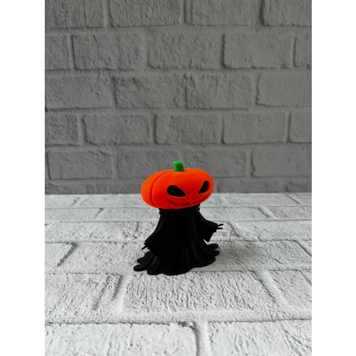 Balkabağı Figür 9cm Cadılar Bayramı Dekoratif Biblo