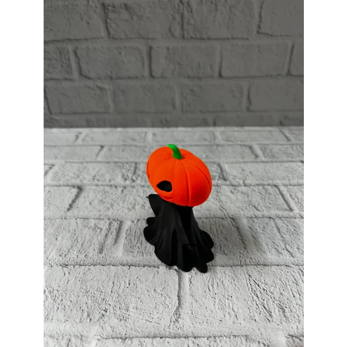 Balkabağı Figür 9cm Cadılar Bayramı Dekoratif Biblo