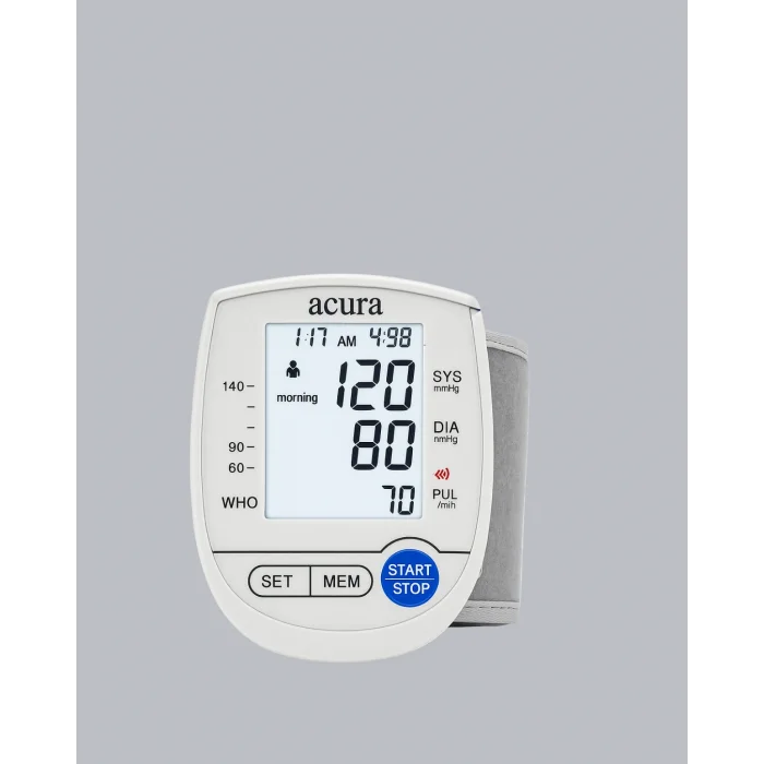 Bilekten Dijital Tansiyon Aleti Hem Pilli Hem Şarjlı Hafızalı