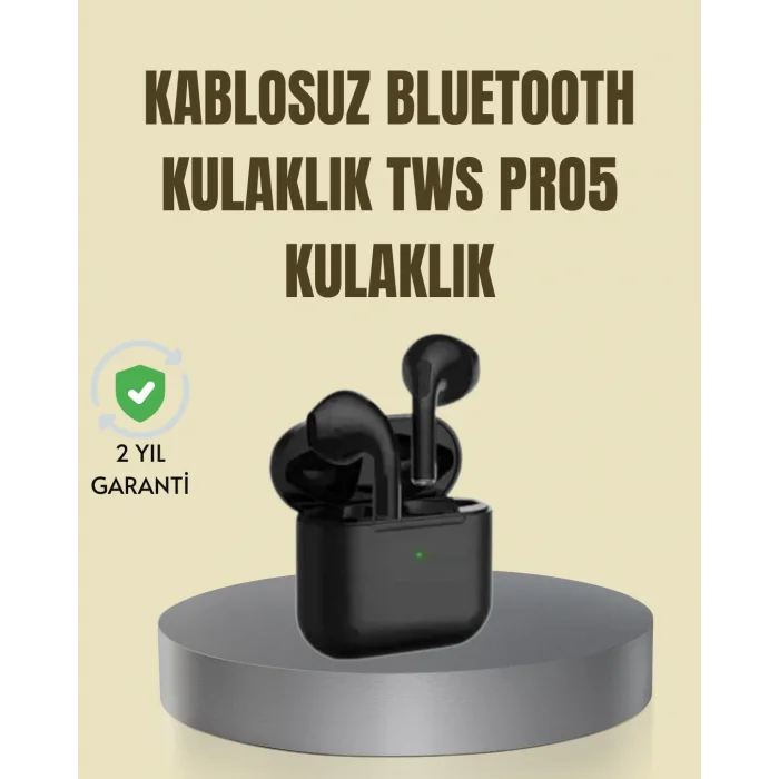 Bluetooth 5.1 Teknolojili TWS Pro 5 – Güçlü ve Kararlı Bağlantı