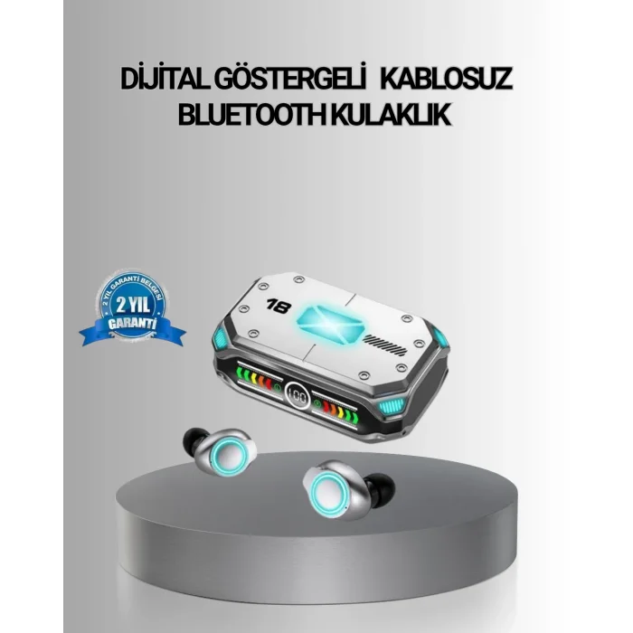 Bluetooth 5.3 Kablosuz Kulaklık – Hızlı Bağlantı, Düşük Gecikme ve Üstün Ses Kalitesi