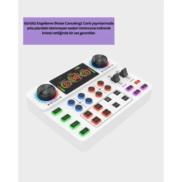 Bluetooth Bağlantılı Karaoke ve Yayın Ses Kontrol Ünitesi