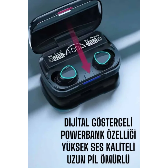 Bluetooth Bağlantılı Suya Dayanıklı, Uzun Pil Ömürlü Kablosuz Kulaklık