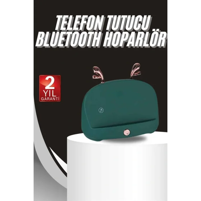 Bluetooth Hoparlör Uzun Pil Ömrü Yüksek Ses Kaliteli Kablosuz Telefon Tutma