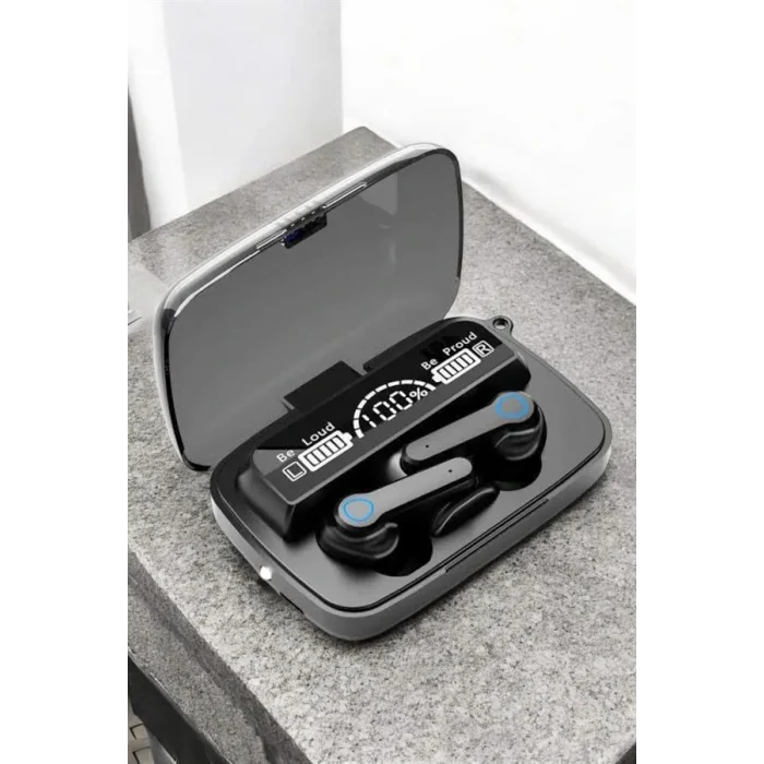 Bluetooth Kulaklık Powerbankli Dijital Göstergeli Dokunmatik Kontrol