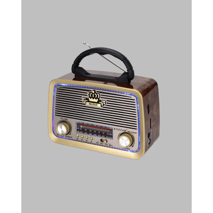 Bluetooth Özellikli Nostalji Radyo 3 Bant FM AM SW
