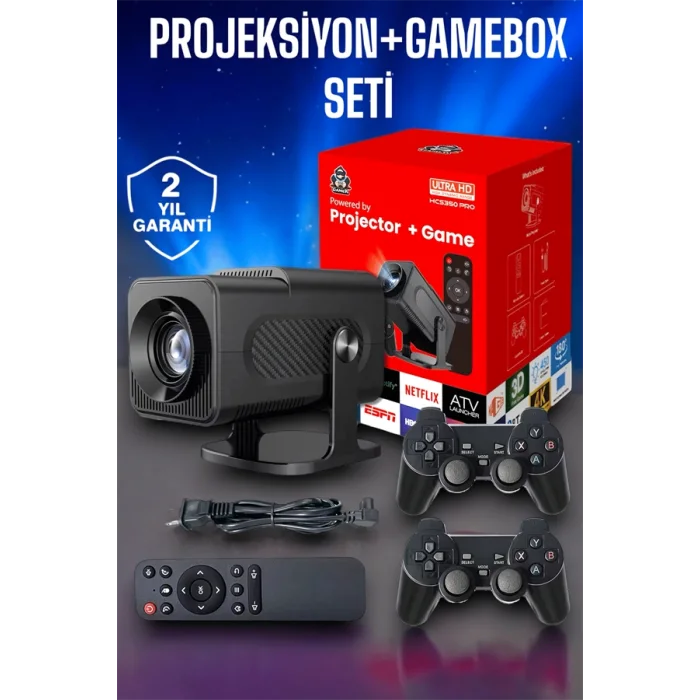 Bluetooth ve Yüksek Çözünürlükle Donatılmış Kompakt Projeksiyon Cihazı