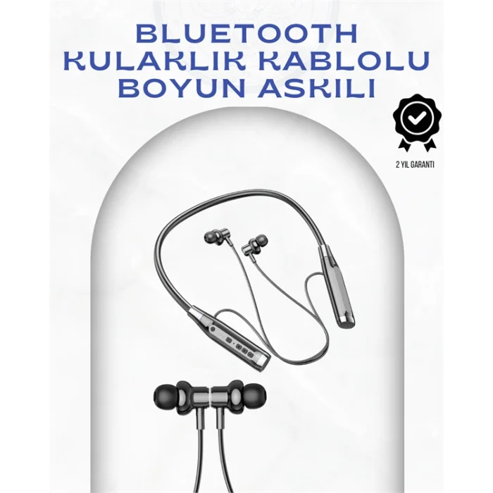 Boyun Askılı Kablosuz Kulaklık – 120 Saat Kesintisiz Müzik Keyfi