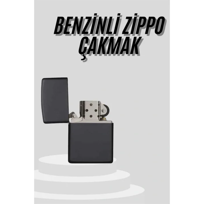 Çakmak Parlak Siyah Doldurulabilir Hedyelik Eşya