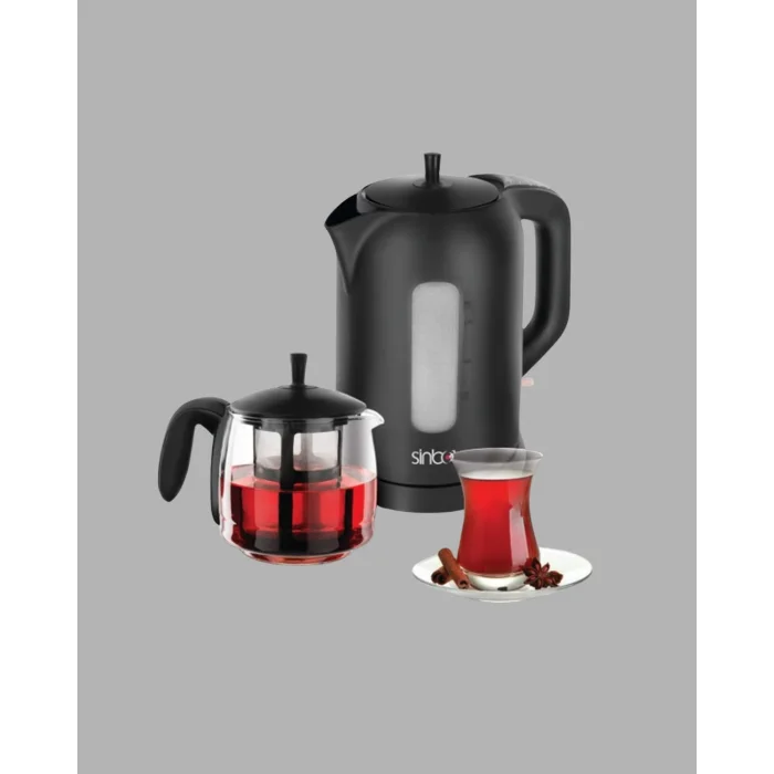 Çaycı Cam Demlikli 1800W Güçlü ve Sıcak Tutmalı Elektrikli Çay Makinesi