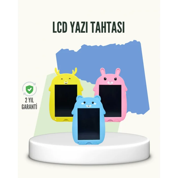 Çocuklar İçin LCD Yazı Tableti | Kilitli ve Göz Yormayan Ekran