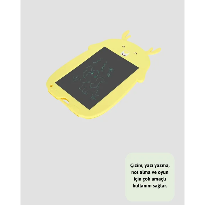 Çocuklar İçin LCD Yazı Tableti | Kilitli ve Göz Yormayan Ekran