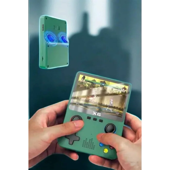 Çocuklara Özel 666 Oyunlu X6 Atari Video İzleme ve Müzik Dinleme