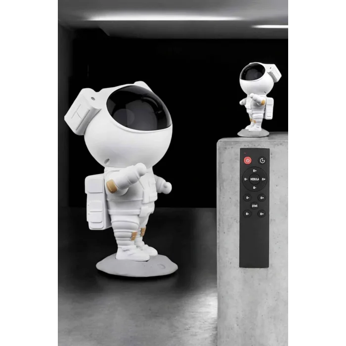 Çocuklara Özel Projeksiyon Astronot Lamba Speaker Sevimli