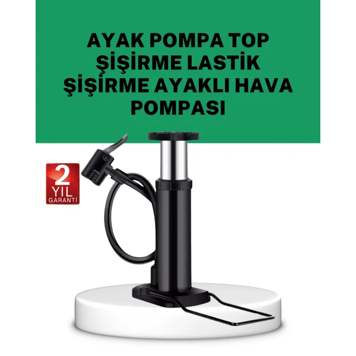 Çok Amaçlı Ayak Pompası Dayanıklı Pratik Hava Pompası