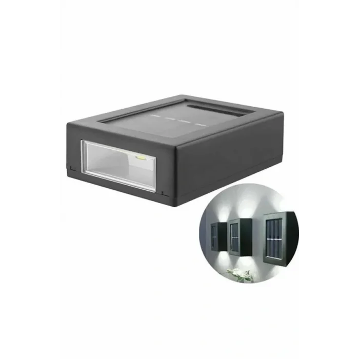 Dekoratif Duvar Lambası Solar Güneş Enerjili Bahçe Aydınlatması