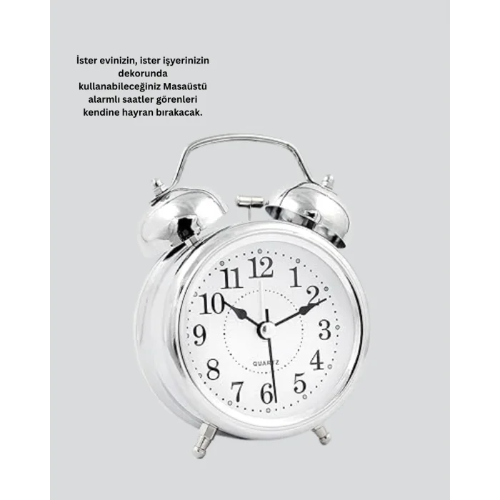 Dekoratif Gümüş Saat