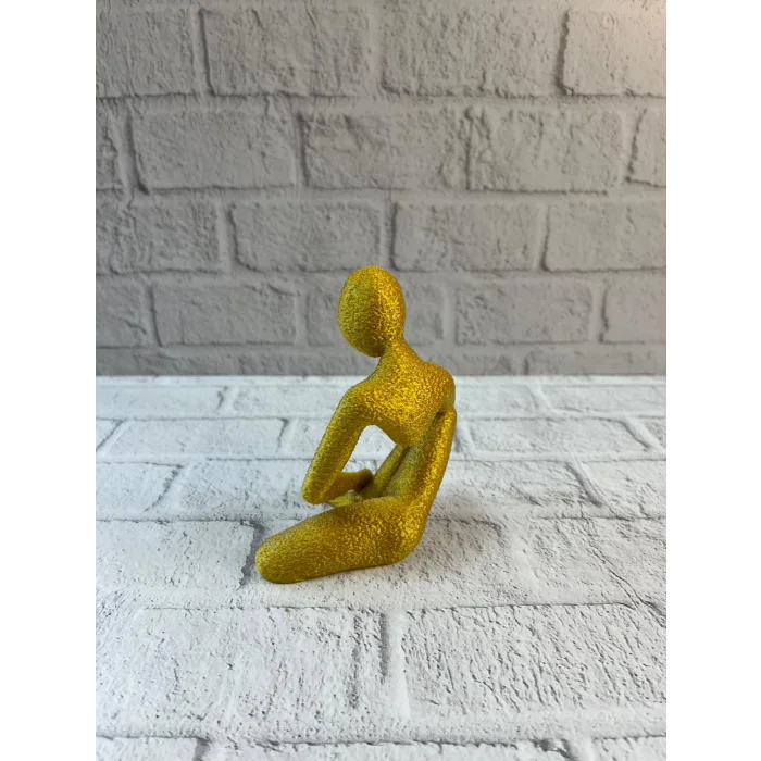 DEKORATİF İNSAN FİGÜRÜ SARI