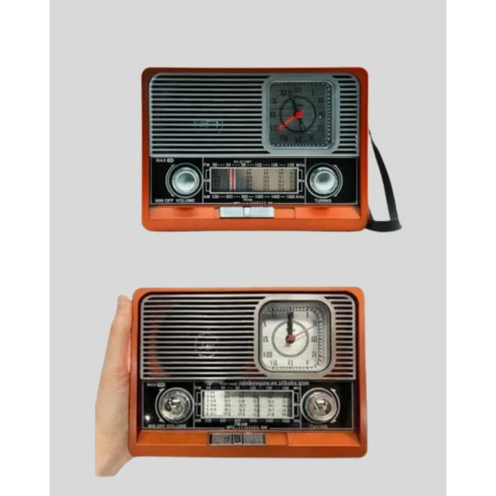 Dekoratif Vintage Radyo – Klasik Görünüm, Modern Fonksiyon ve Uzun Ömürlü Kullanım