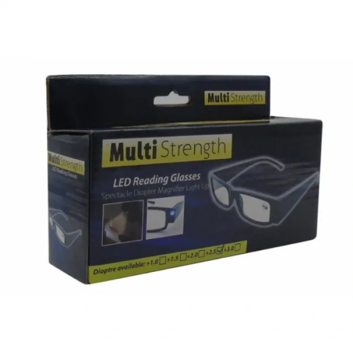 Dinlendirici LED Işıklı Okuma Gözlüğü