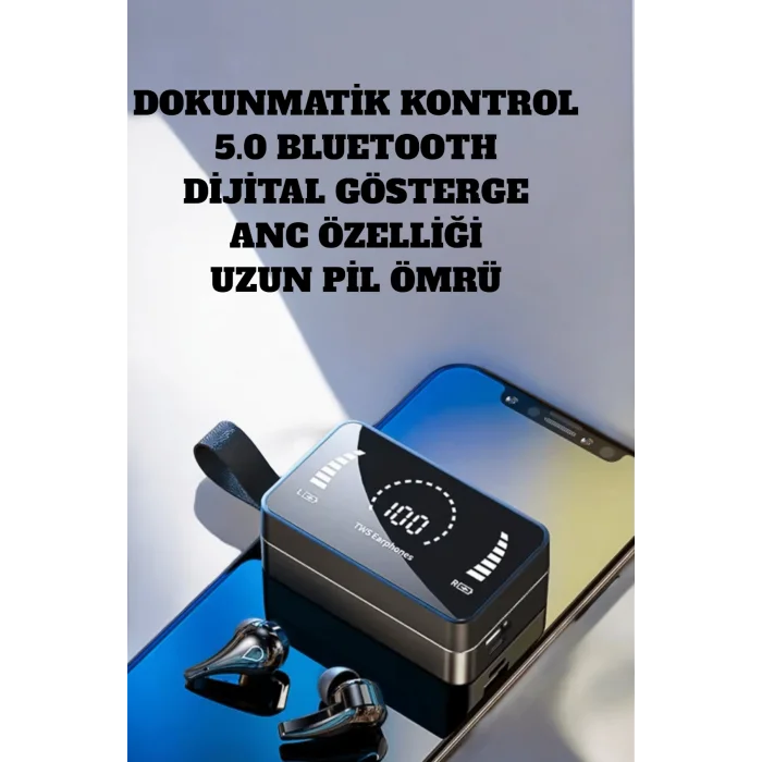 Dokunmatik Kontrol ve Net Aramalar için ANC Destekli Kulaklık