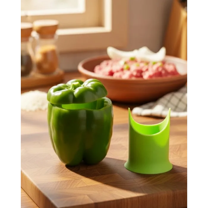 Dolmalık Biber ve Kabak İçin Çekirdek Temizleyici Mutfak Aparatı